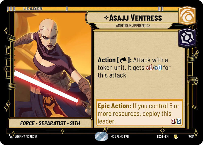 Asajj Ventress - Ambitious Apprentice (7/84) (7/84) [Twin Suns]
