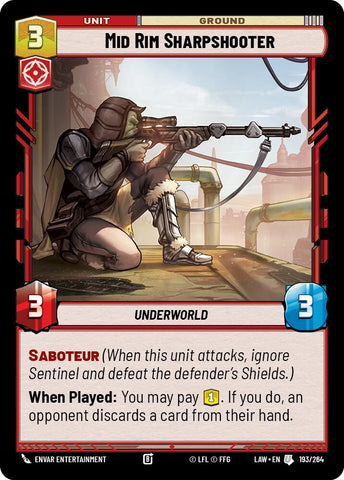 Mid Rim Sharpshooter (193/264) (193/264) [A Lawless Time]