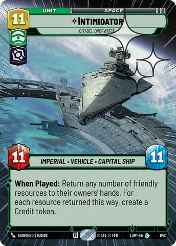 Intimidator - Citadel Overwatch (642) (Hyperspace Foil) (642) [A Lawless Time]