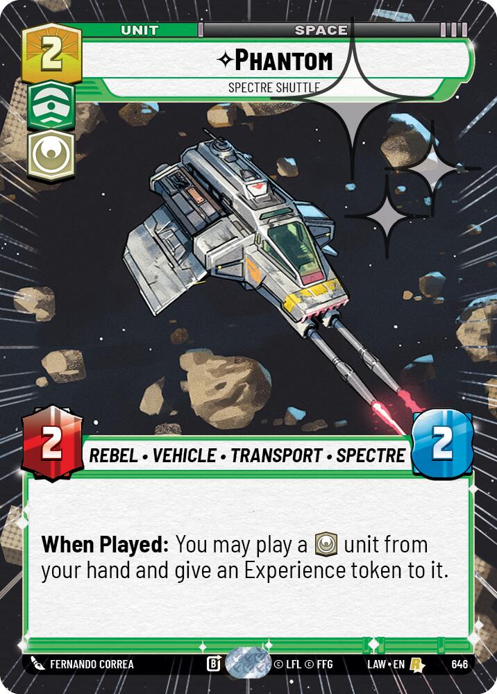 Phantom - Spectre Shuttle (646) (Hyperspace Foil) (646) [A Lawless Time]