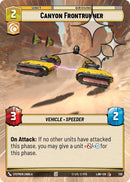 Canyon Frontrunner (730) (Hyperspace Foil) (730) [A Lawless Time]