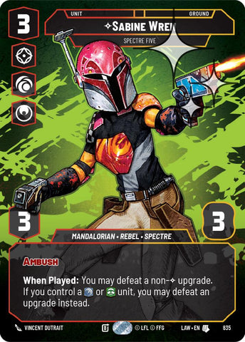 Sabine Wren - Spectre Five (Prestige Foil) (835) (835) [A Lawless Time]
