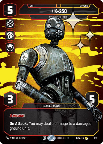 K-2S0 - Locking the Vault (Prestige Foil) (841) (841) [A Lawless Time]