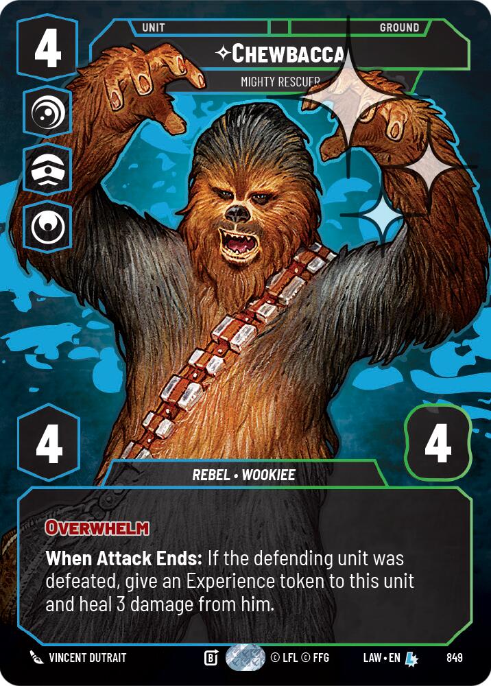 Chewbacca - Mighty Rescuer (Prestige Foil) (849) (849) [A Lawless Time]