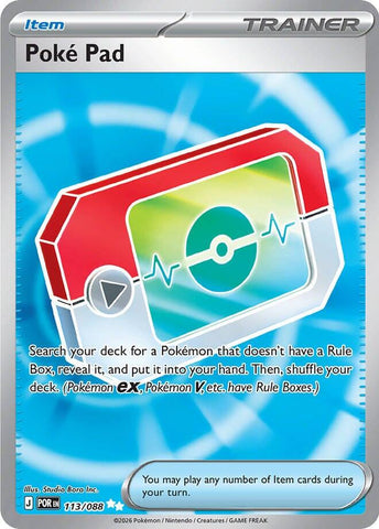 Poke Pad (113/088) [Mega Evolution: Perfect Order]