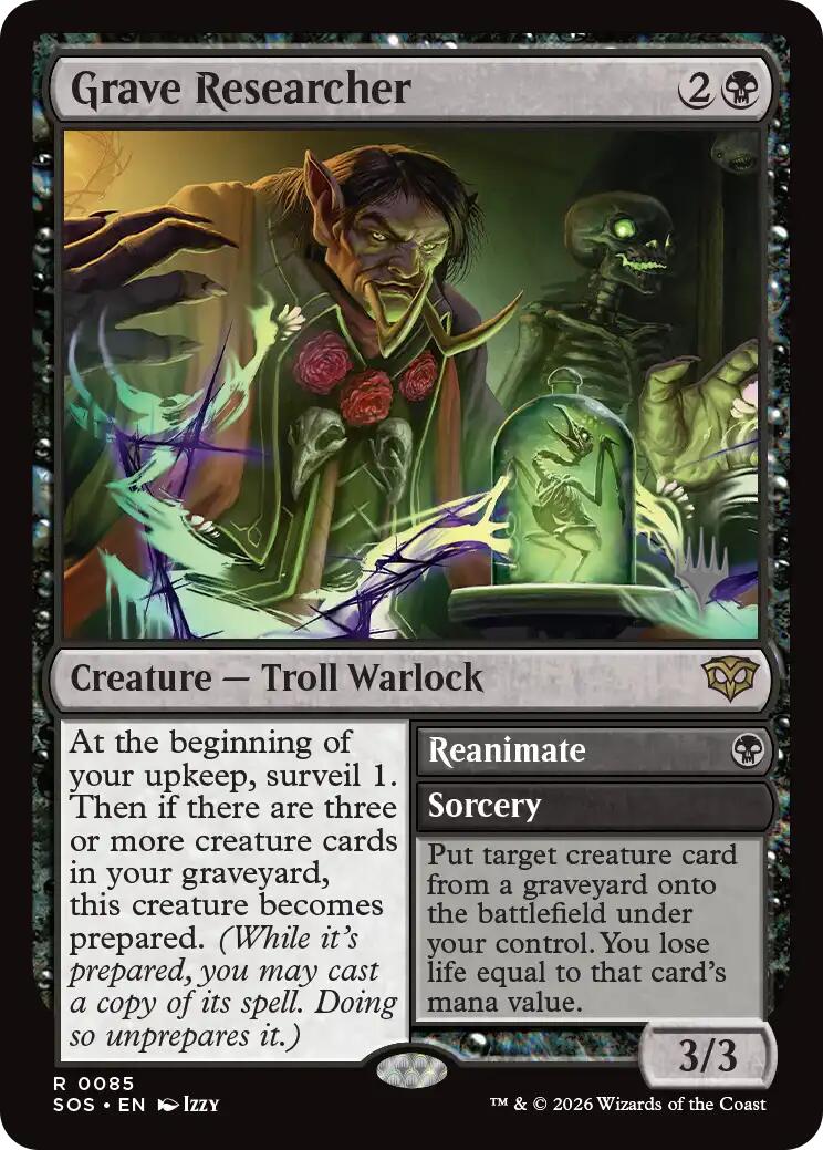 Grave Researcher [Secrets of Strixhaven Promos]