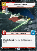 Green Leader - Crynyd's Sacrifice (417) (Hyperspace) (417) [Ashes of the Empire]