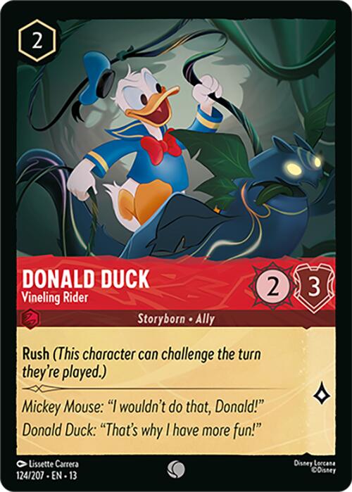 Donald Duck - Vineling Rider (124/207) [Attack of the Vine!]