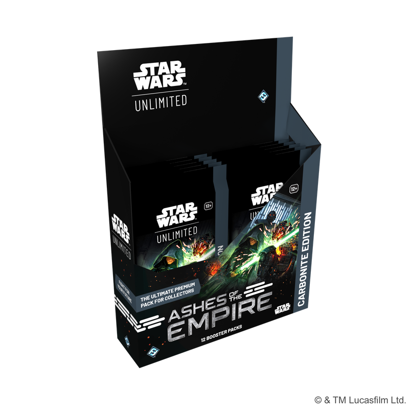 Star Wars: Unlimited Ashes of the Empire Carbonite Booster Box