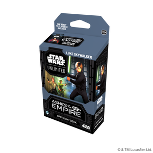 Star Wars: Unlimited Ashes of the Empire Spotlight Deck: Luke Skywalker