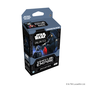 Star Wars: Unlimited Ashes of the Empire Spotlight Deck: Emperor Palpatine