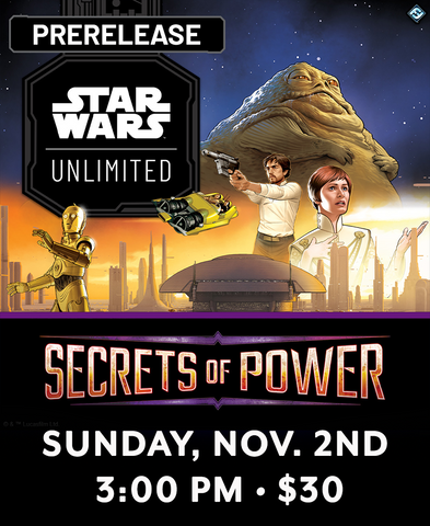 Secrets of Power Prerelease Sunday, Nov. 2nd