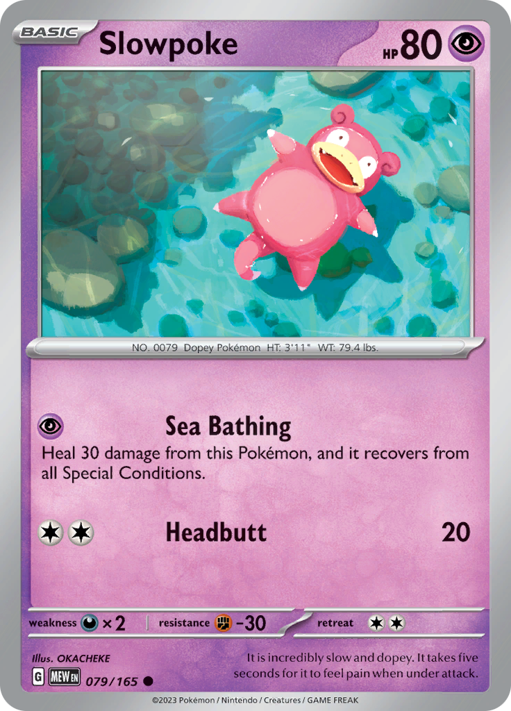 Slowpoke (079/165) [Scarlet & Violet 151]