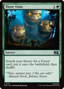 Three Visits (Surge Foil) [Marvel Super Heroes Commander]