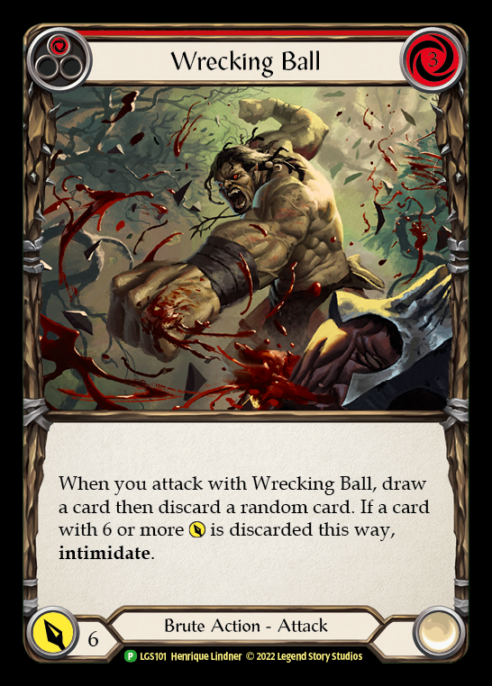 Wrecking Ball [LGS101] (Promo)  Rainbow Foil