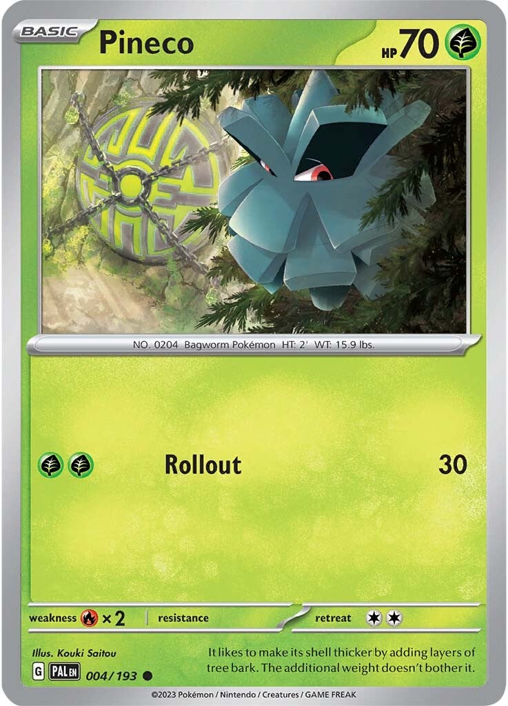 Pineco (004/193) [Scarlet & Violet: Paldea Evolved]