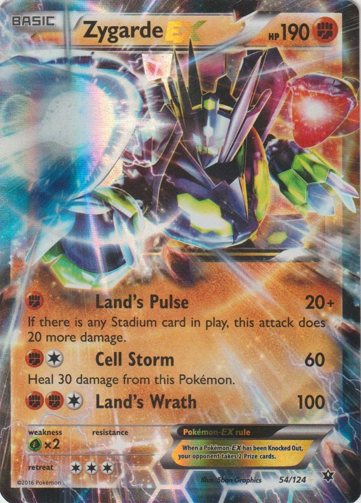 Zygarde EX (054/124) (Jumbo Card) [XY: Fates Collide]