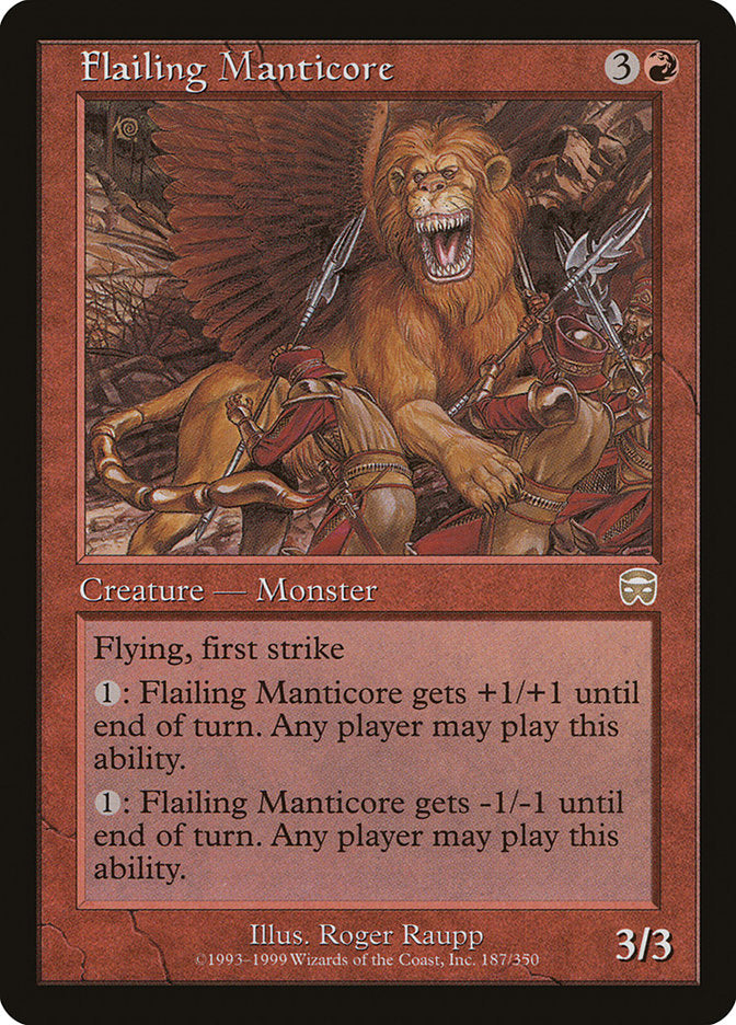 Flailing Manticore [Mercadian Masques]