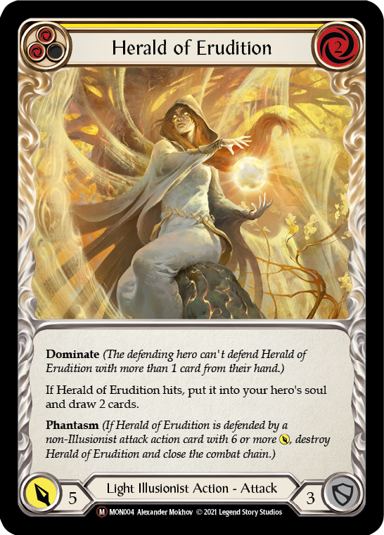 Herald of Erudition [U-MON004-RF] Unlimited Rainbow Foil