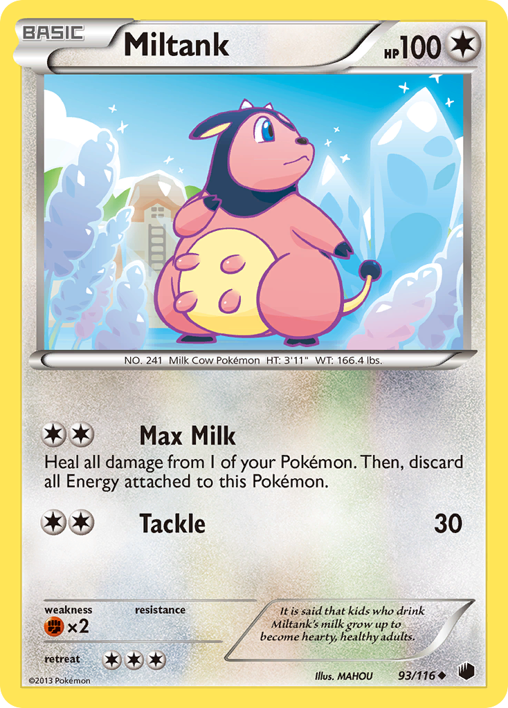 Miltank (93/116) [Black & White: Plasma Freeze]