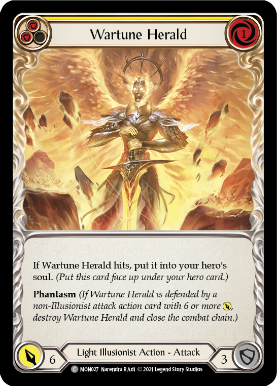 Wartune Herald (Yellow) [MON027] 1st Edition Normal