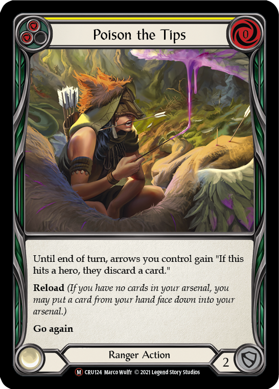 Poison the Tips [U-CRU124-RF] Unlimited Rainbow Foil