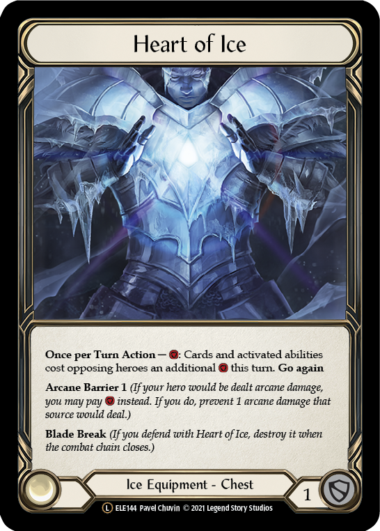 Heart of Ice [U-ELE144] Unlimited Rainbow Foil