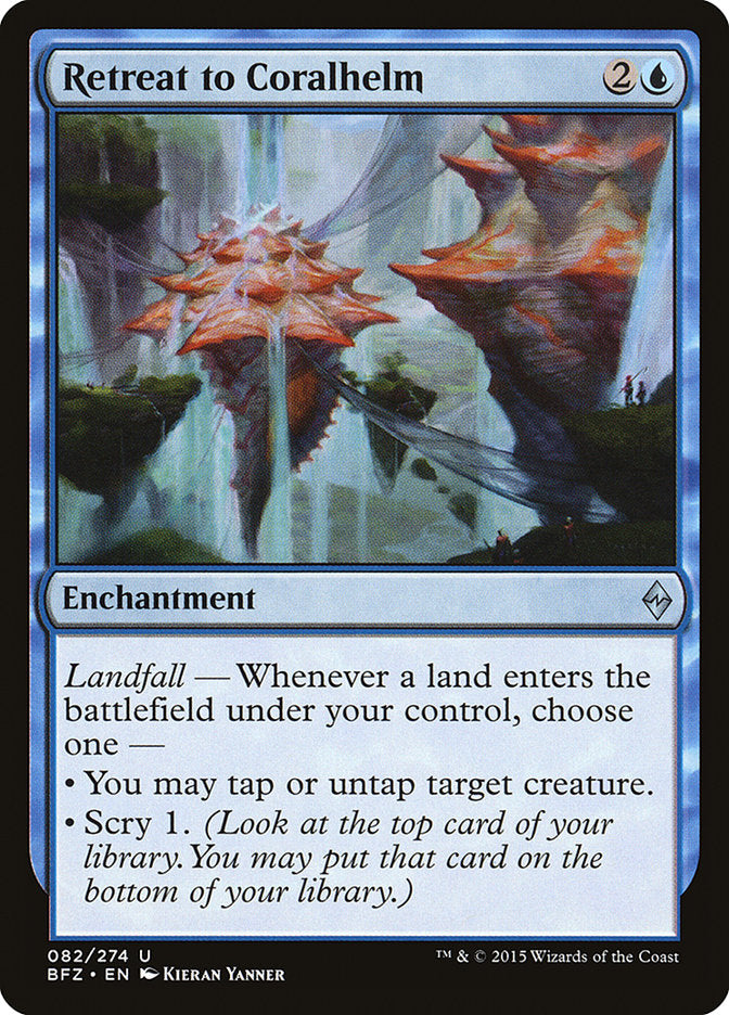 Retreat to Coralhelm [Battle for Zendikar]