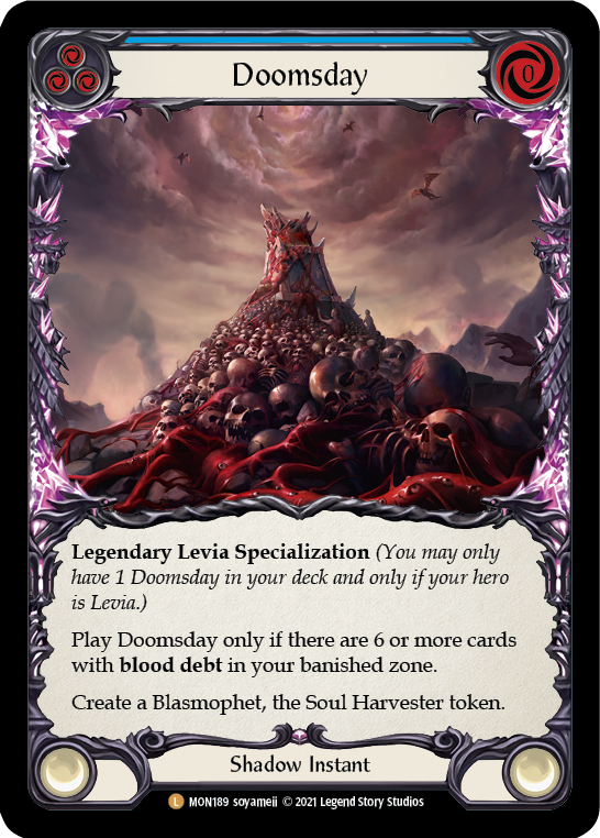 Doomsday [MON189-CF] 1st Edition Cold Foil