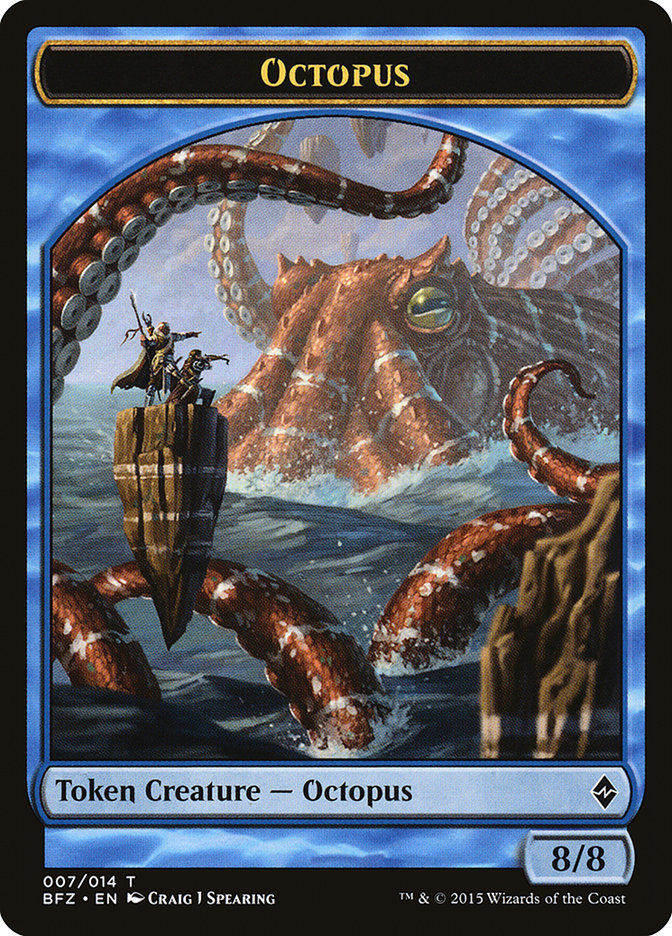 Octopus Token [Battle for Zendikar Tokens]