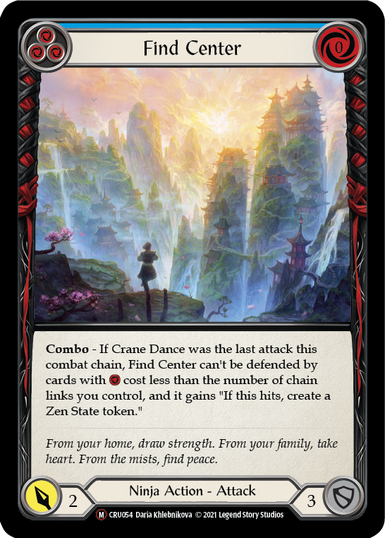 Find Center [U-CRU054-RF] Unlimited Rainbow Foil