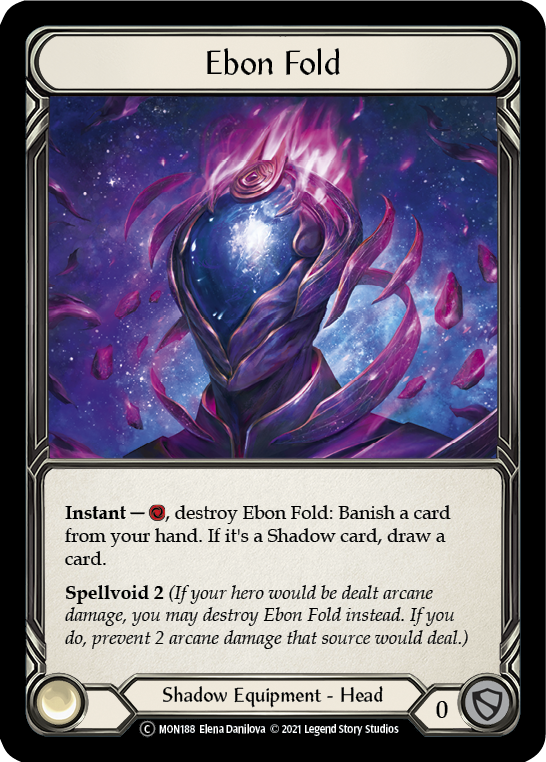 Ebon Fold [U-MON188-RF] Unlimited Rainbow Foil