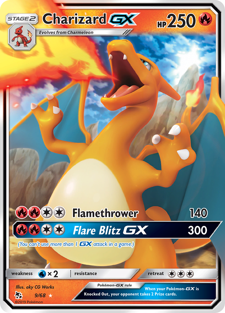 Charizard GX (9/68) [Sun & Moon: Hidden Fates]