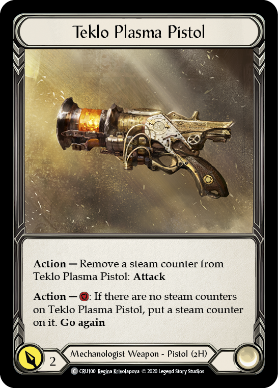 Teklo Plasma Pistol [CRU100] 1st Edition Normal