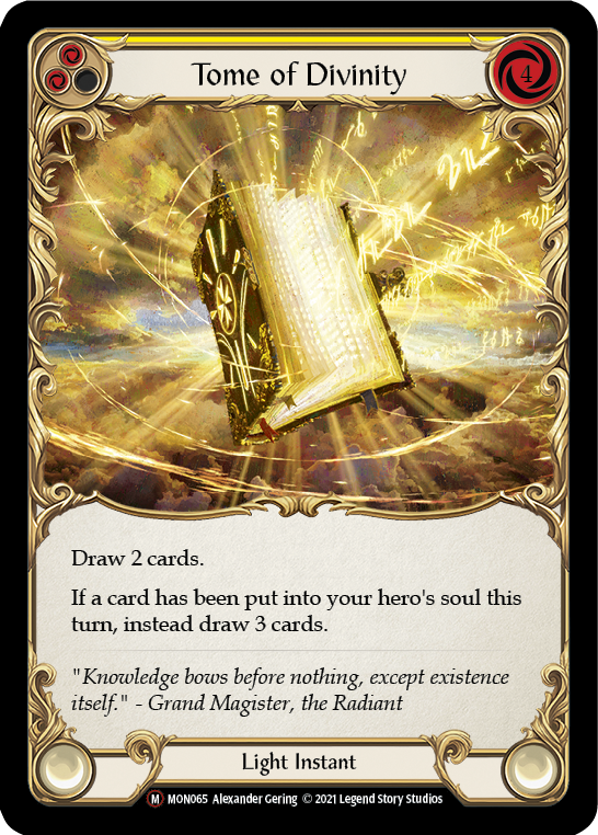 Tome of Divinity [U-MON065-RF] Unlimited Rainbow Foil