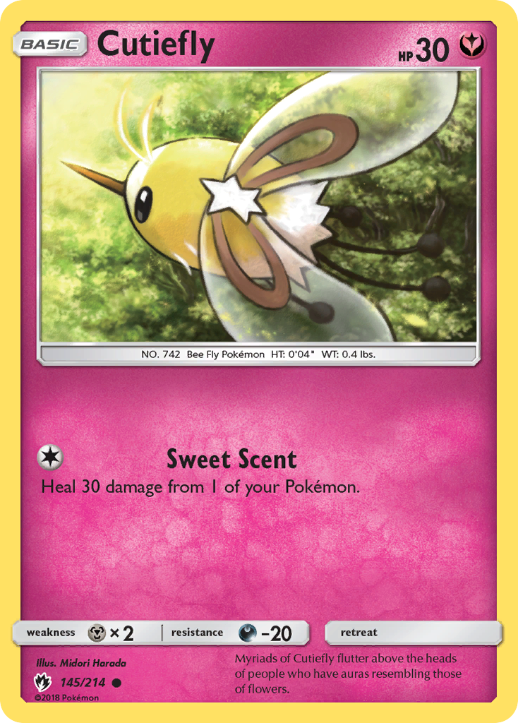 Cutiefly (145/214) [Sun & Moon: Lost Thunder]